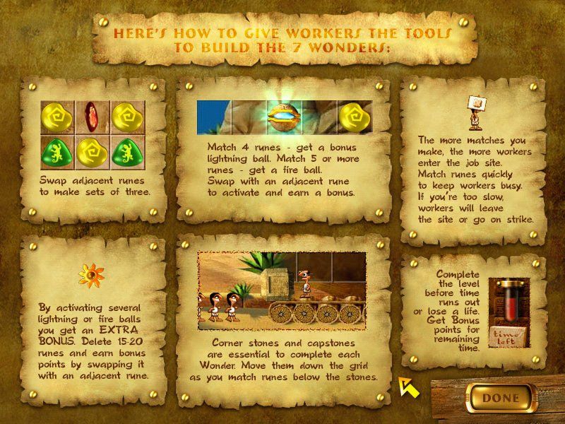 7 Wonders of the Ancient World screenshot 3 for Playstation 2